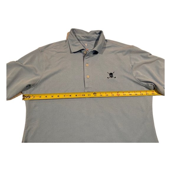 Fairway & Greene FG Made In USA Polo Shirt Blue M With Chuco Golf Logo Excellent - Picture 3 of 7
